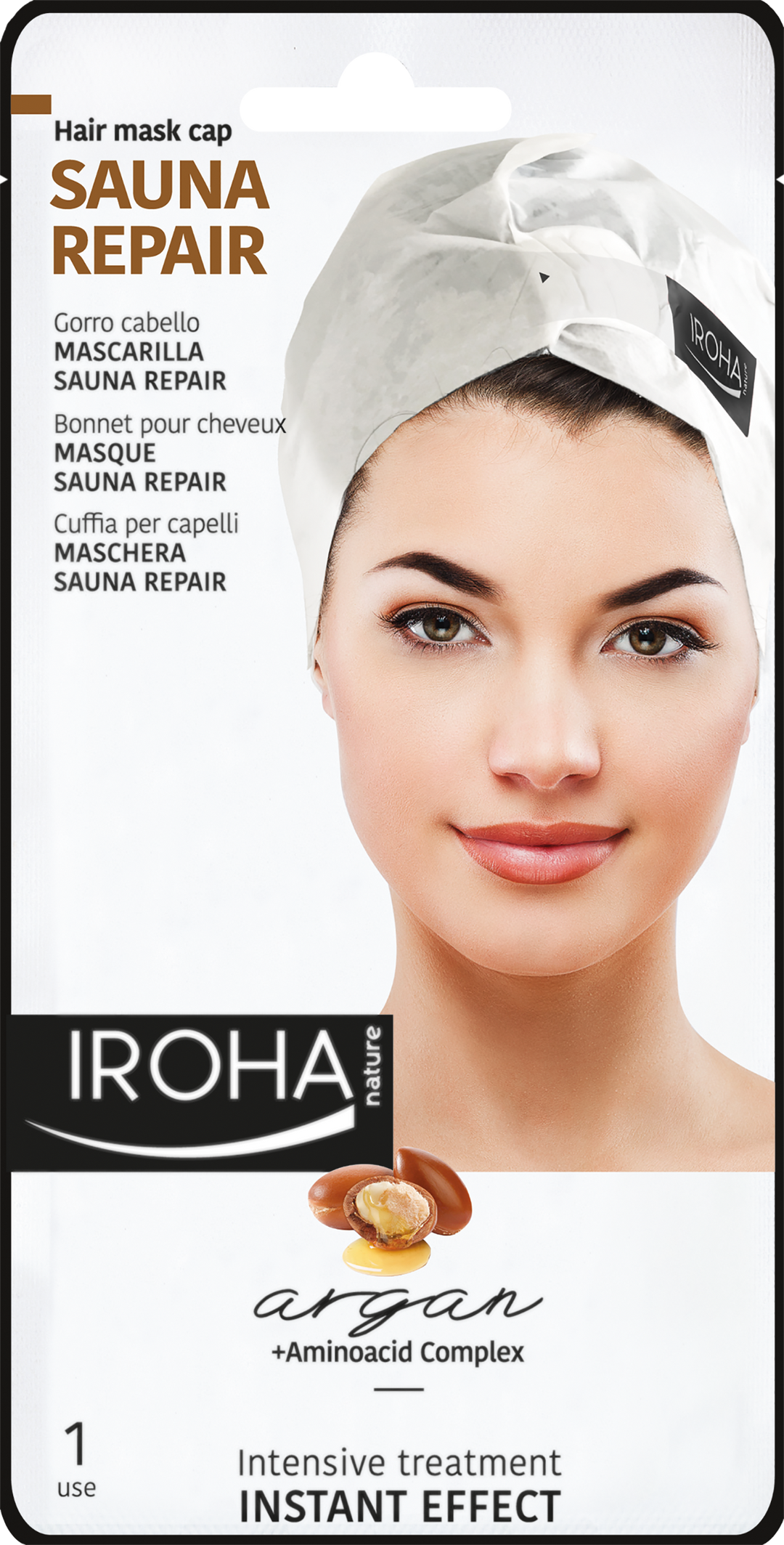 Hair Mask Cap - SAUNA REPAIR - Argan.