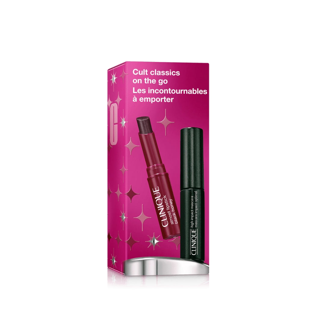 Cult Classics On The Go: High Impact Mascara + Black Honey Mini Set