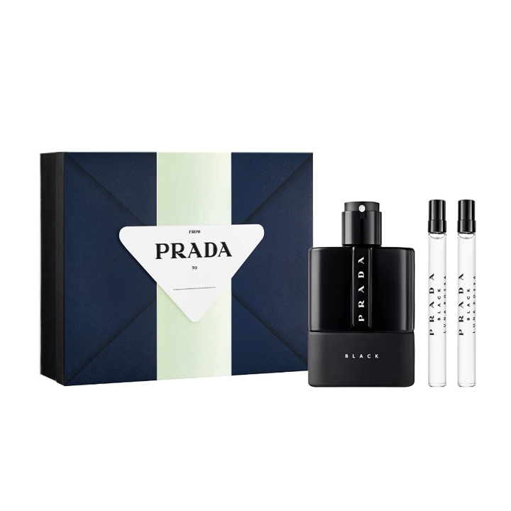 Prada Luna Rossa Black Eau De Parfum Set