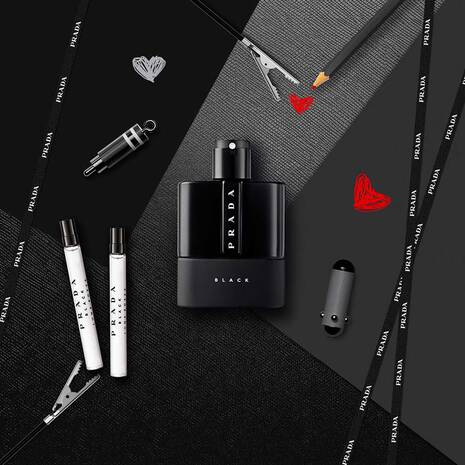 Prada Luna Rossa Black Eau De Parfum Set