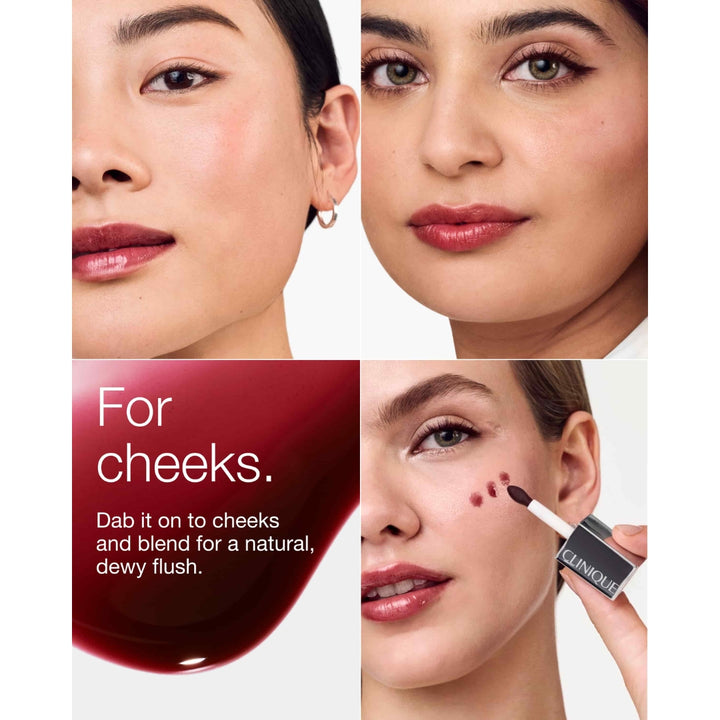 Clinique Pop™ Lip + Cheek Oil in Black Honey