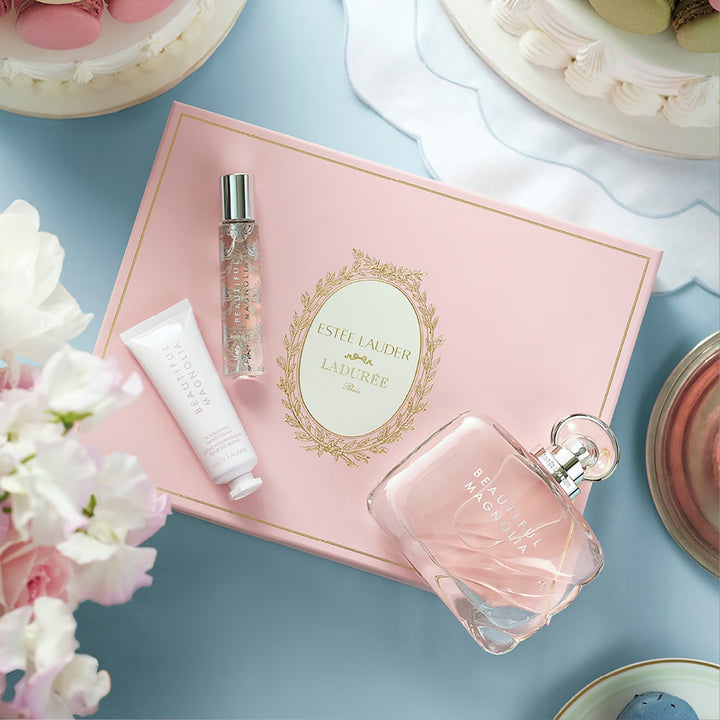 Estée Lauder x Ladurée Beautiful Magnolia | Moments Of Love Fragrance Set