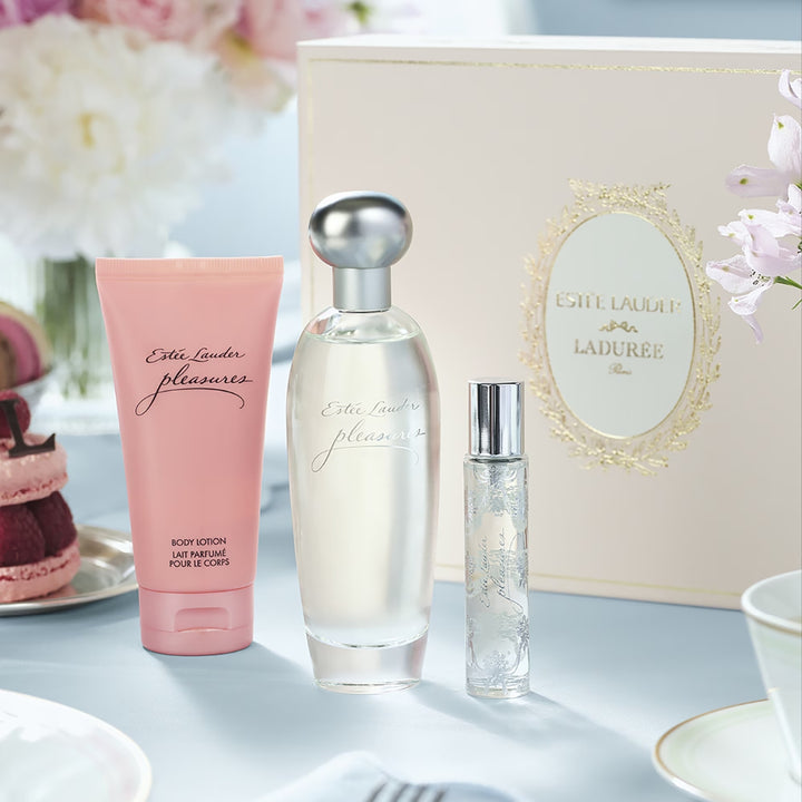 Estée Lauder x Ladurée Pleasures Savor The Moment Fragrance Set