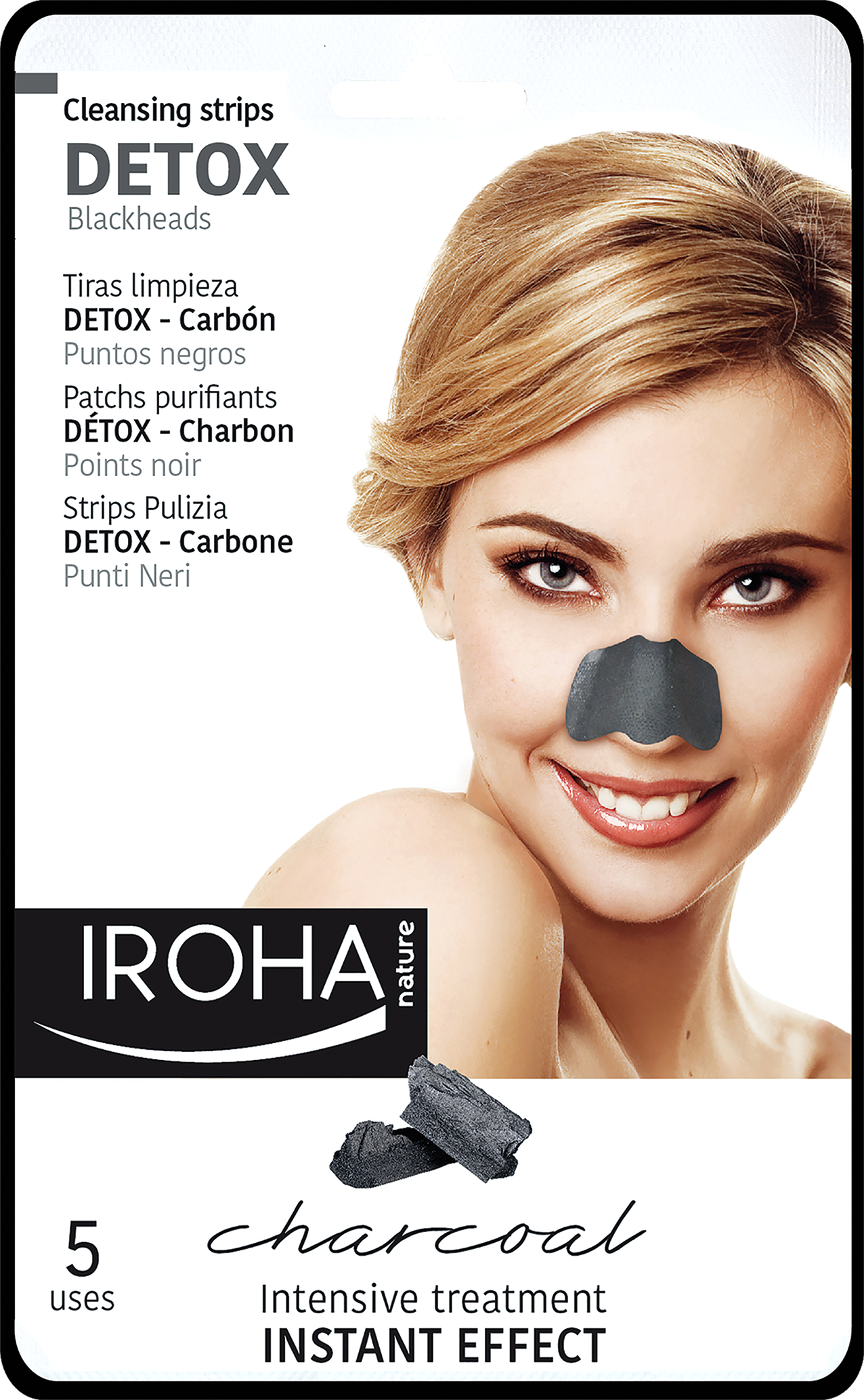 CLEANSING Nose Strips Detox - Charcoal.