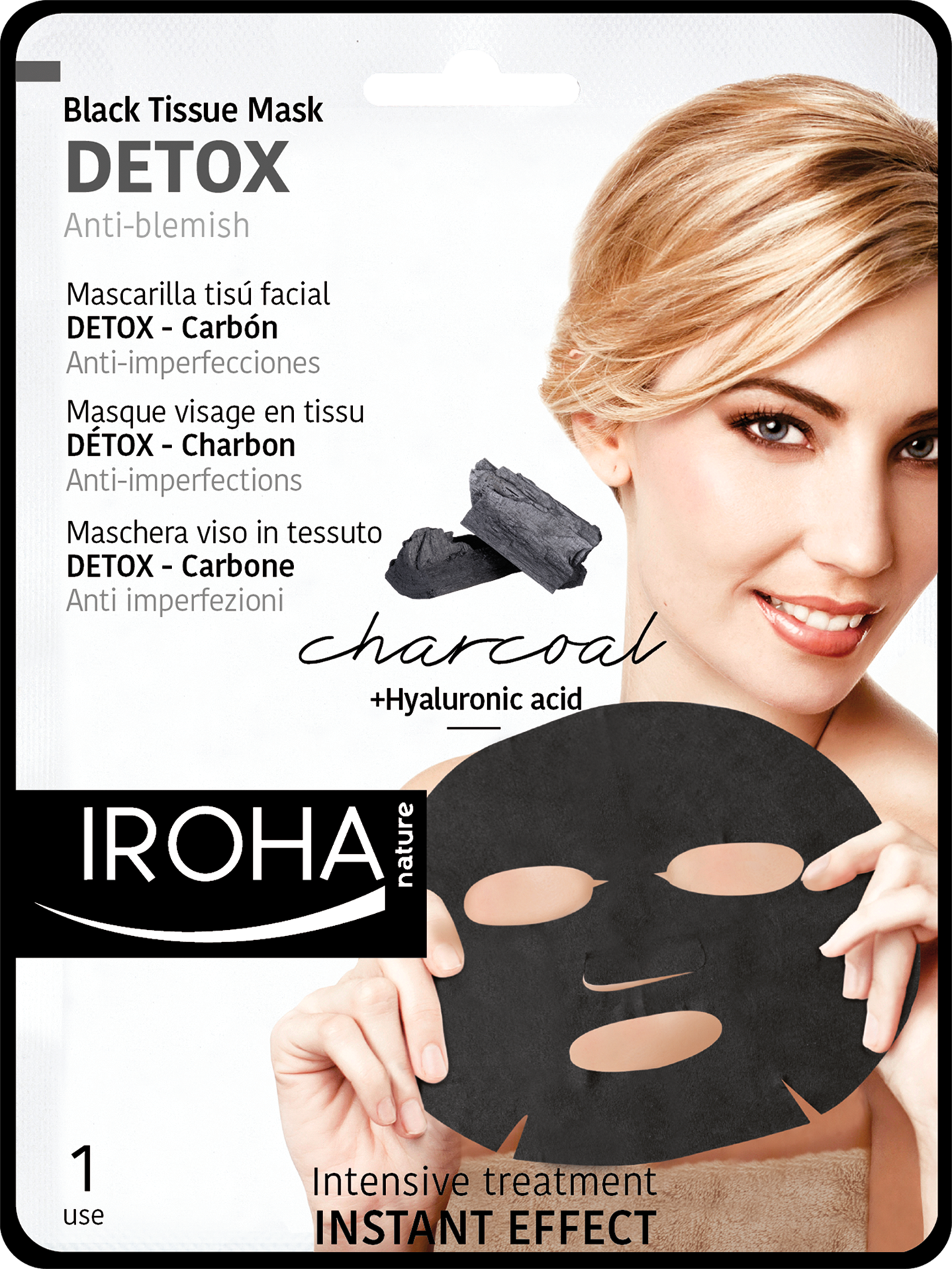 Charcoal DETOX Sheet Mask.