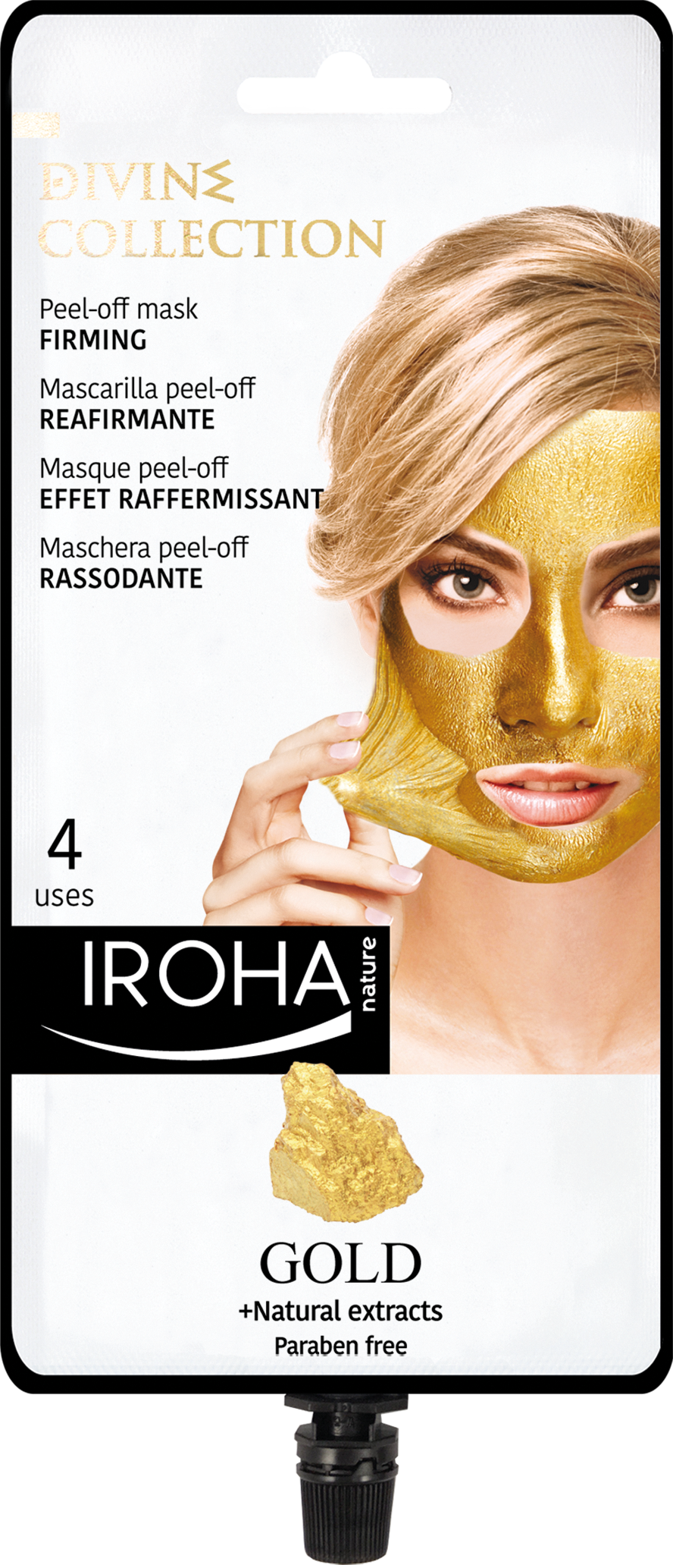 Firming Peel-Off Mask with 24K GOLD.