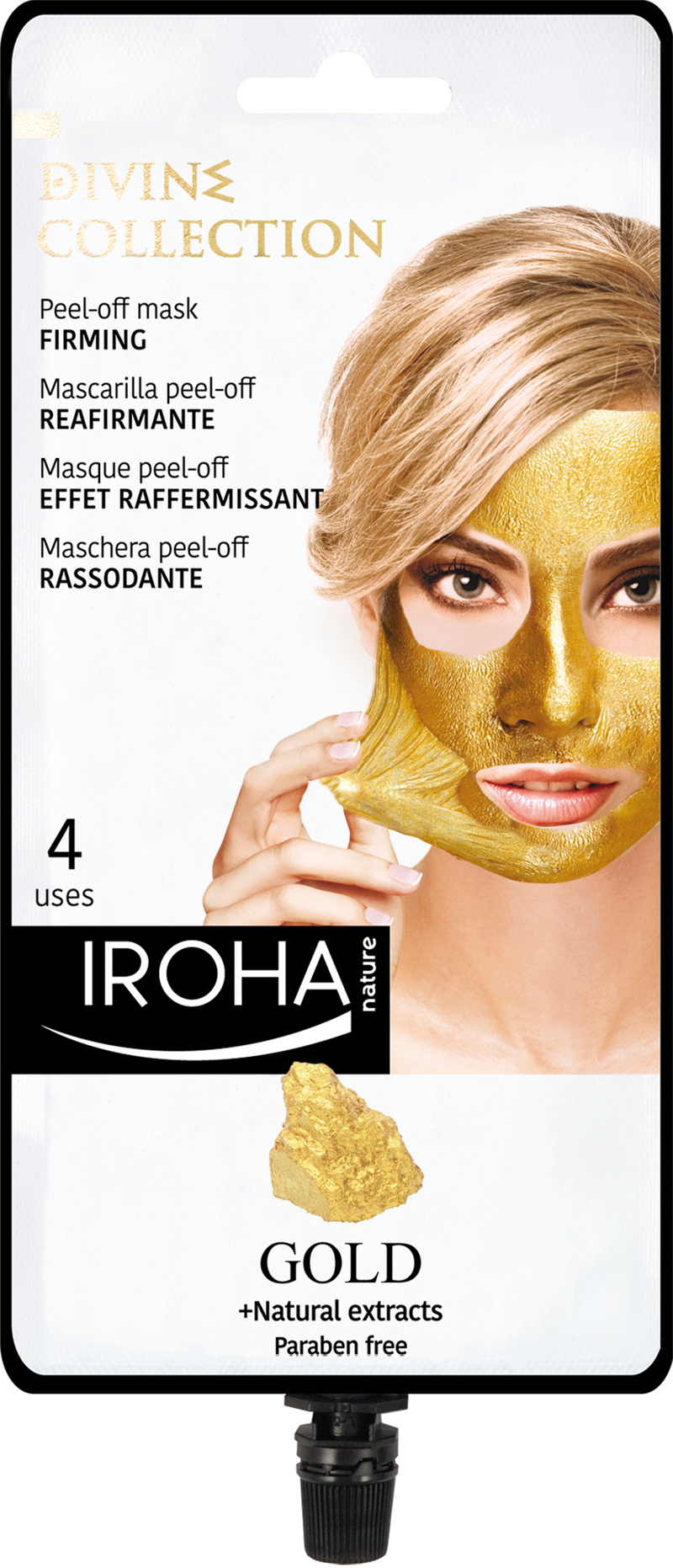 Firming Peel-Off Mask with 24K GOLD.