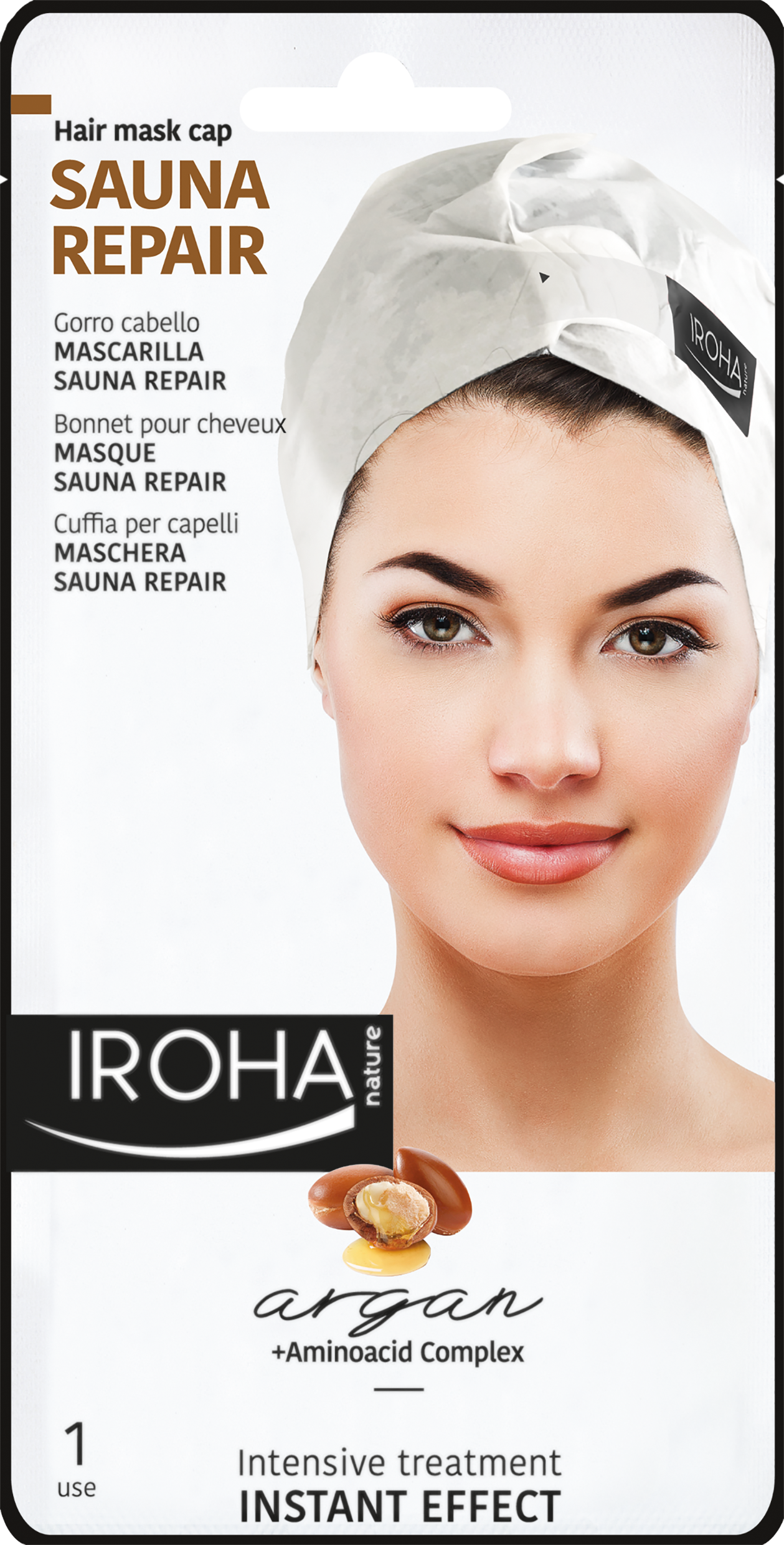 Hair Mask Cap - SAUNA REPAIR - Argan.