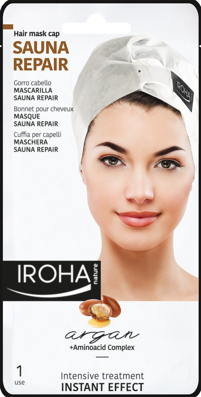 Hair Mask Cap - SAUNA REPAIR - Argan.