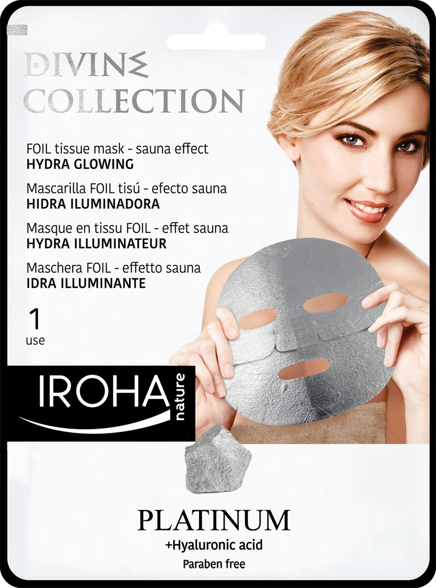 Hydra Glowing FOIL sheet Mask - PLATINUM.