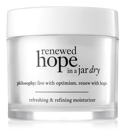 Renewed Hope in a Jar Refreshing & Refining Moisturizer for dry skin.