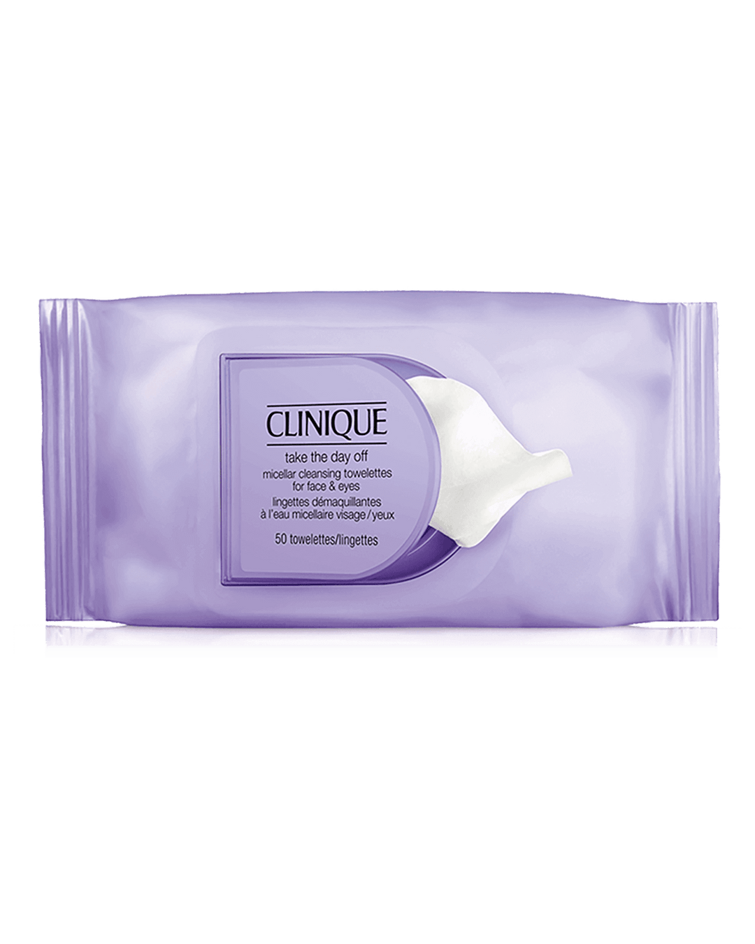 Take the Day Off™ Micellar Cleansing Towelettes for Face & Eyes.